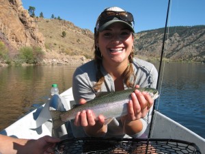 Fly fishing on a guided trip with Clear Creek Outfitters.